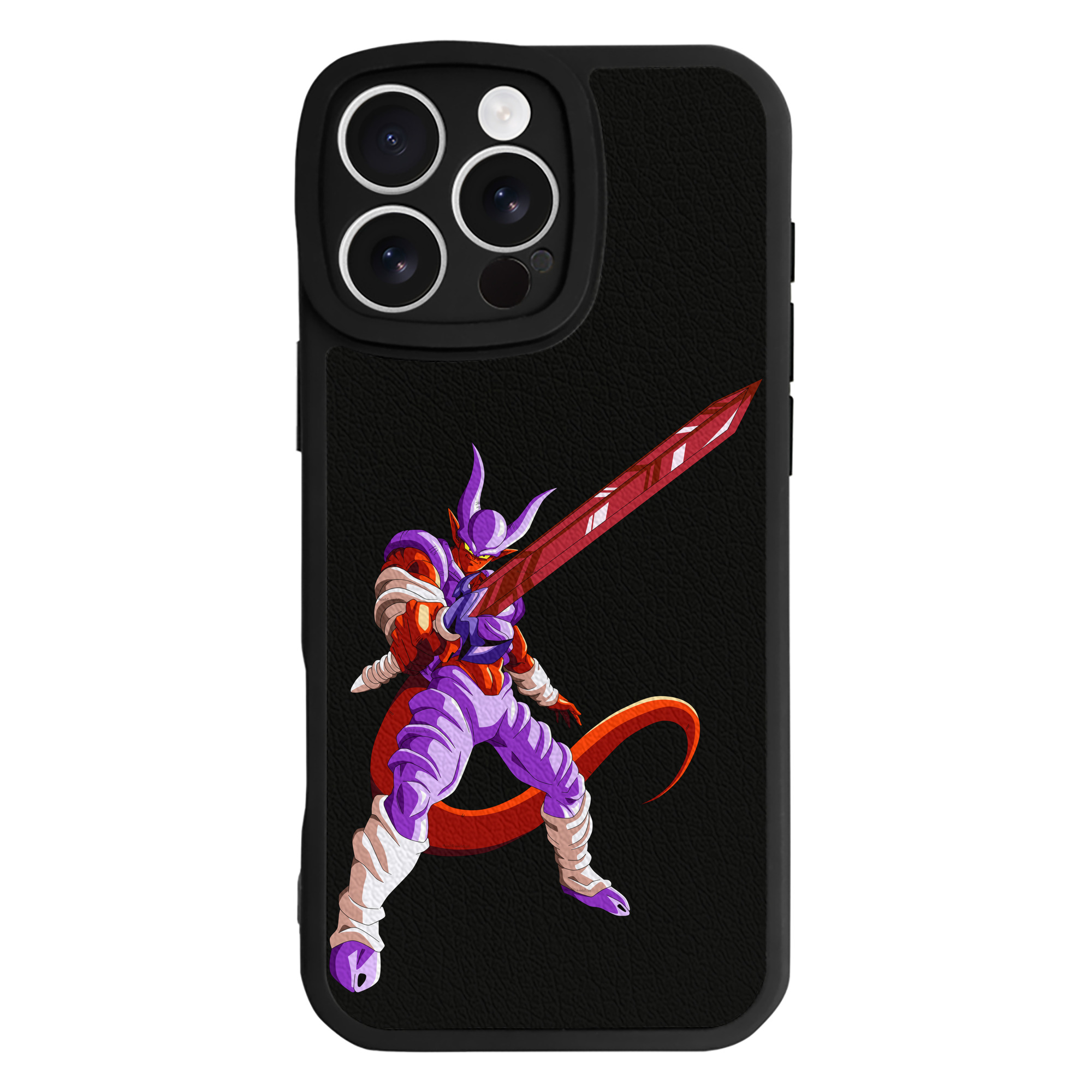 （画像用） ドラゴンボール ジャネンバ DRAGON BALL Janemba 【iPhone 16シリーズ対応】シリコンスマホケース（レザー調） 材質：シリコン